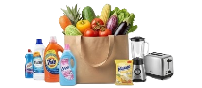 Combos de alimentos, aseo y electrodomésticos en Cuba